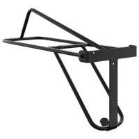 Zadelrek inklapbaar wandgemonteerd ijzer zwart - thumbnail