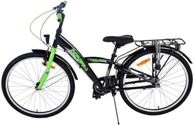 Volare thombike kinderfiets - jongens - 24 inch - groen zwart - 3 versnellingen