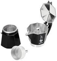 Italiaanse koffiezetter - BIALETTI - La Mokina Italia - Geschikt voor alle kookplaten behalve inductie - 1 kopje - 40 ml - Groen / Rood - thumbnail