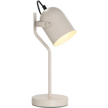 Bureaulamp Senn - beige metaal - 39xØ17,5 cm