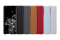Galaxy S20 Ultra Leather Cover zwart EF-VG988LBEGEU - thumbnail