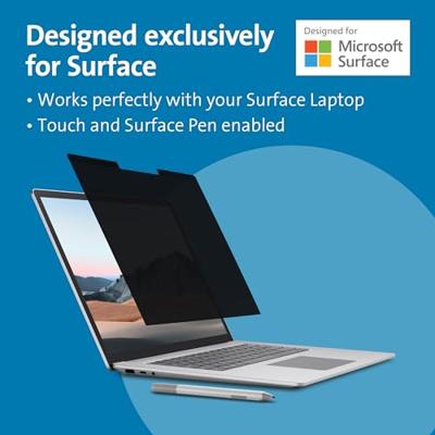 Kensington K58362WW Privacyfolie Laptop 38,1 cm (15) Beeldverhouding: 3:2 K58362WW Microsoft Surface laptop 5 (15), Surface laptop 4 (15), Surface laptop 3 (15) Kensington K58362WW Privacyfolie Laptop 38,1 cm (15) Beeldverhouding: 3:2 K58362WW Microsoft Surface laptop 5 (15), Surface laptop 4 (15), Surface laptop 3 (15)