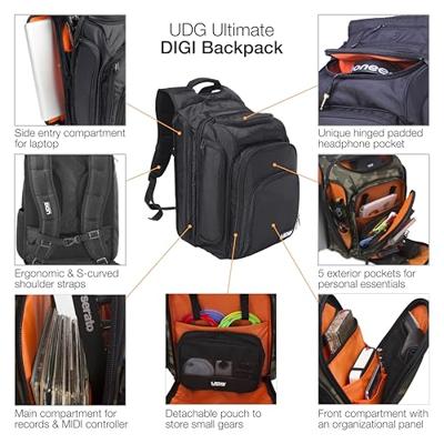 UDG Ultimate Digi Backpack black/orange - thumbnail