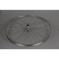 Achterwiel 28" velg Beretta vaste as alu eco freewh. zilv. - thumbnail