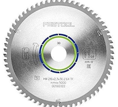 Festool Cirkelzaagblad voor Aluminium | Aluminium/Plastics | Ø 216mm Asgat 30mm 64T - 500122