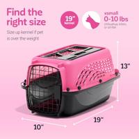 Petmate 2 Door Kennel Roze XS - thumbnail