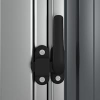 Tuinschuur 118,5x97x209,5 cm gegalvaniseerd staal grijs - thumbnail