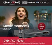 Reflexion DVD367 DVD-speler Met display Meerdere kleuren - thumbnail
