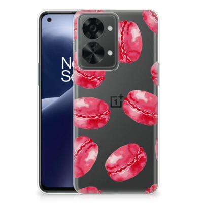 OnePlus Nord 2T | Siliconen Case | Pink Macarons