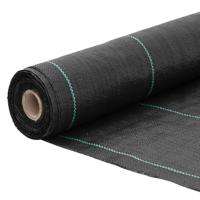 Worteldoek 1,5x10 m polypropeen zwart - thumbnail