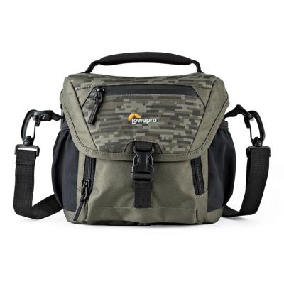 Lowepro Nova 140 AW II Schoudertas Zwart, Camouflage, Groen Lowepro Nova 140 AW II Schoudertas Zwart, Camouflage, Groen