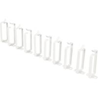 ROLINE kabelmanagement beugel, 44x100mm grijs 10 stuks - thumbnail