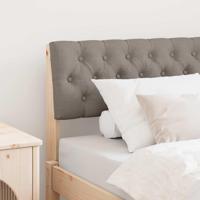 Gestoffeerd hoofdbord Taupe 90 cm Massief grenenhout - thumbnail