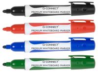 Q-CONNECT Premium whiteboard marker, 3 mm, ronde punt, blauw - thumbnail