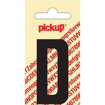 Plakletter Nobel Sticker zwarte letter D amsterdam Pickup - Pickup