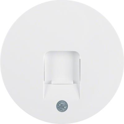 Berker centraalplaat computeraansluiting 1XRJ45 R1/R3 wit 11702089