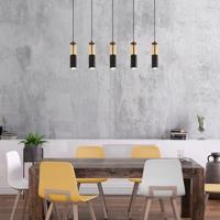 Searchlight Strakke eetkamer lampMerrygold - 82121-5BK - thumbnail