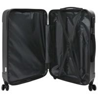 VidaXL Koffer met slot 3 pcs donkergrijs 50 x 31 x 78 cm abs kunststof - thumbnail