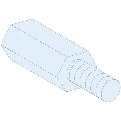 Schneider Electric PrismaSeT-P, afstandshouder, hexagonale, M6, hoogte = 55 mm, (4 stuks) 1 stuk(s) Schneider Electric PrismaSeT-P, afstandshouder, hexagonale, M6, hoogte = 55 mm, (4 stuks) 1 stuk(s)