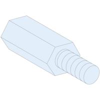 Schneider Electric PrismaSeT-P, afstandshouder, hexagonale, M6, hoogte = 55 mm, (4 stuks) 1 stuk(s) - thumbnail