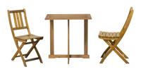Artistiq Bistroset / Balkonset 'Aziel' Acacia, inklapbaar - thumbnail