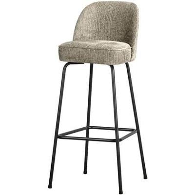 Woood Vogue barkruk H80 structure velvet wheatfield