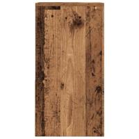 Nachtkastjes 2 st met lade 35x34x66,5 cm oud houtkleurig - thumbnail