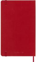 Moleskine notitieboek, ft 13 x 21 cm, gelijnd, harde cover, 240 blad, rood - thumbnail