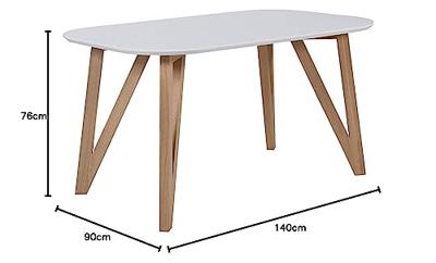 Artistiq Ovale Eettafel 'Ravi' 140 x 90cm Artistiq Ovale Eettafel 'Ravi' 140 x 90cm