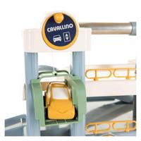 Cavallino luxe garage met auto's pastelkleuren - thumbnail