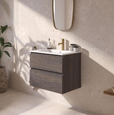 Ben Tendenza badmeubel incl. keramische wastafel 60x46x62cm prime oak