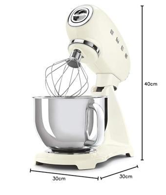 Smeg SMF03CREU mixer Staande mixer Crème 800 W