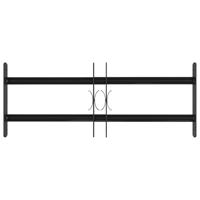 Raam Rooster Zwart 76 x 30 cm Gepoedercoat staal - thumbnail