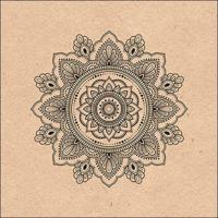 Ambiente servetten 33x33cm mandala nature 20 stuks - thumbnail