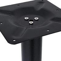 Bistrotafelpoot 76x76x107 cm gietijzer zwart - thumbnail