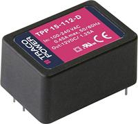 TracoPower TPP 15-112-D Schakelnetvoedingsmodule 12 V/DC 1.25 A 15 W - thumbnail