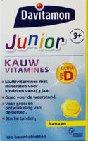 Davitamon Junior 3+ KauwVitamines Banaan 120st - thumbnail