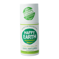 Happy Earth 100% Natural Deo Roll-On Unscented - thumbnail