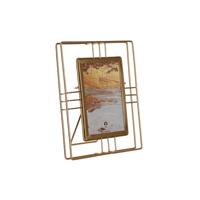 Fotolijsten Home ESPRIT Gouden Metaal Kristal 17,5 x 2,5 x 22,5 cm (12 Stuks) - thumbnail