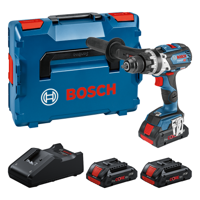 Bosch Blauw GSB 18V-110 C Professional | Accuschroef klopboormachine | 3x 18V ProCore 4.0Ah Li-Ion in L-Boxx - 0615A5002X - thumbnail