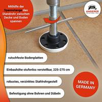 Angerer Klemluifel (donkerbruine, beige strepen, 200 cm breit) - thumbnail