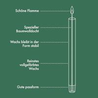 Bolsius rustiek tafelkaars olive - thumbnail