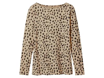 esmara Dames longsleeve (Luipaard print, S (36-38))