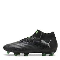 PUMA Future 8 Ultimate Gras Voetbalschoenen (FG) Zwart Grijs Groen - thumbnail