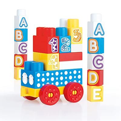 Dolu blokkentrein met 25 blokken