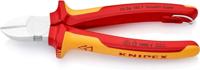 Knipex Zijsnijtang | 180 mm Lengte | Geïsoleerd | Meercomponenten-Omhullingen | VDE-Goedgekeurd | Geïntegreerde Bescherming - 70 06 180 T BK - thumbnail