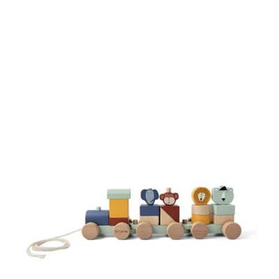 Trixie houten dierentrein, 19dlg.