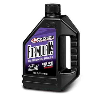 MAXIMA RACING OILS motorolie "formula k2 100% synthetic racing premix". motor oil maxima formula k2 100% syn.rac.premix 1l