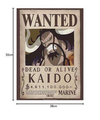 Poster One Piece - Wanted Kaido 38x52cm Poster One Piece - Wanted Kaido 38x52cm