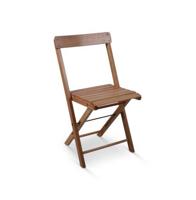 Premium houten klapstoel 36 x 36 x 93 cm - thumbnail